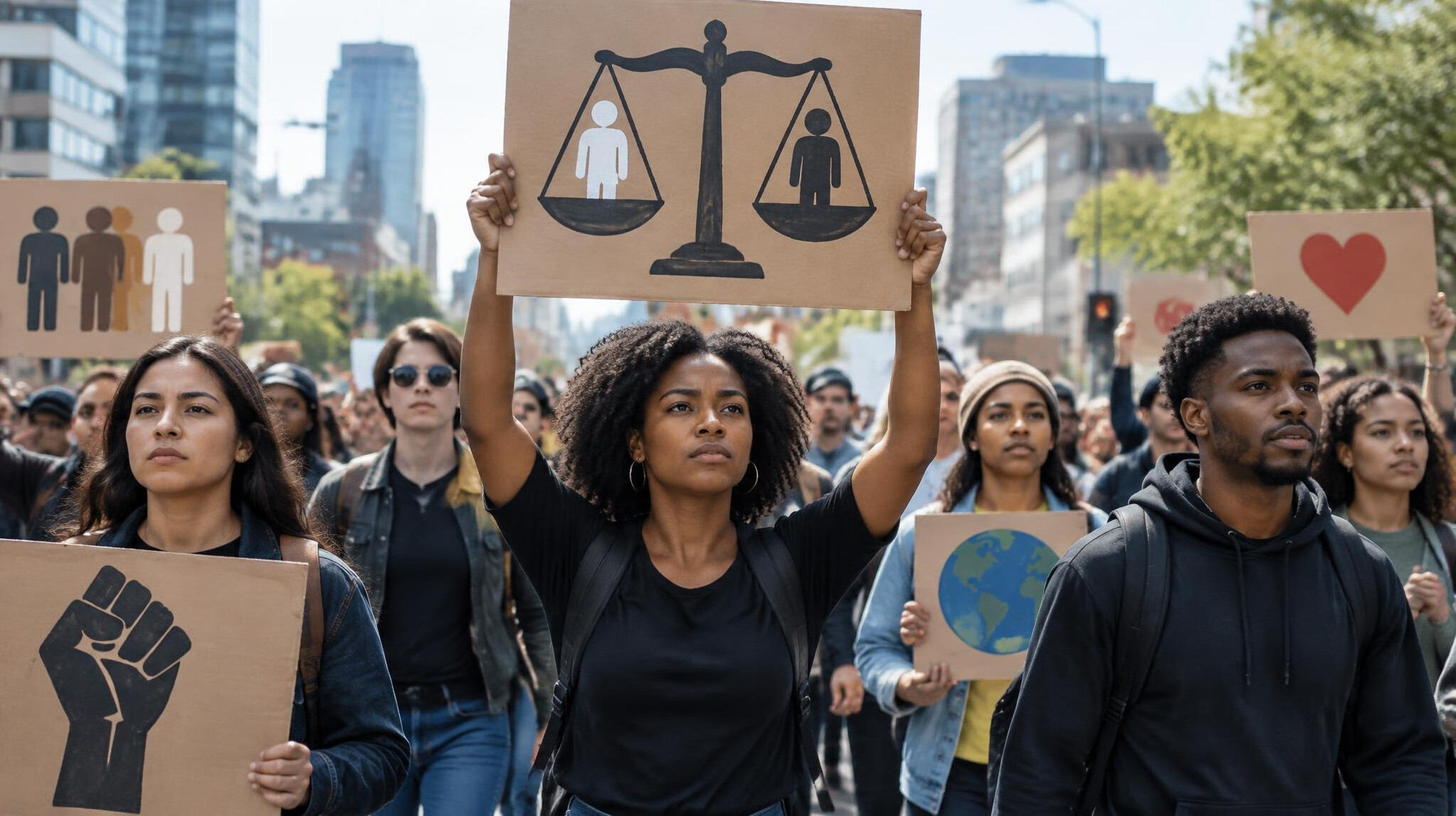 protest against inequality